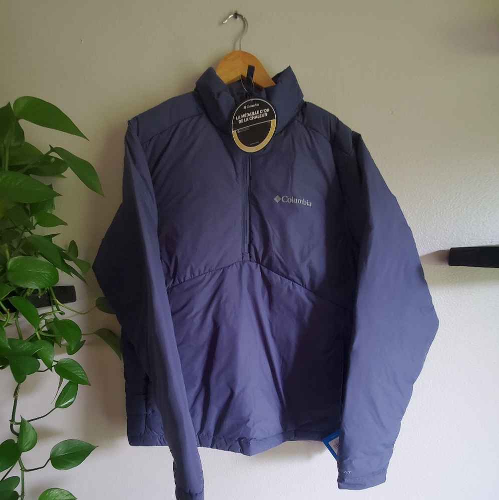 New! Men's Columbia pullover puffer